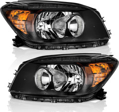 Headlights Assembly Compatible with 2006 2007 2008 Toyota Rav4 Black Headlamp Re
