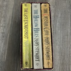 Mary Stewart THE GREAT ROMANTIC TRILOGY Merlin BOX SET Crystal Cave Hollow Hills