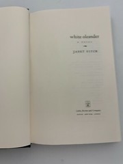 White Oleander – Hardcover By Fitch, Janet
