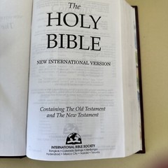 The Bible God’s Holy Word New International Version (NIV) 1984 Hardcover Maroon