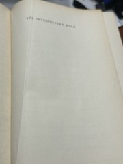 The Interpreter’s Bible 12 Volume Set 1951 – 1957 Abingdon