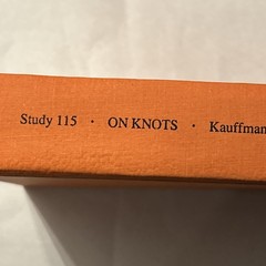 On Knots Louis H Kauffman 1987 Hardcover Princeton Annals Math Studies 115