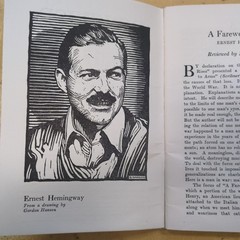 BOOKWISE November 1929 – A Farewell To Arms Hemingway – Segwick – Volume 1 No. 1