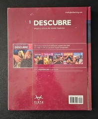 Descubre 1 Lengua y Cultura del Mundo Hispánico Hardcover Spanish Textbook Vista