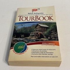 MID-ATLANTIC ~ AAA TourBook ~ 2006 Edition ~ DE WV VA MD DC ~ Travel Book Maps