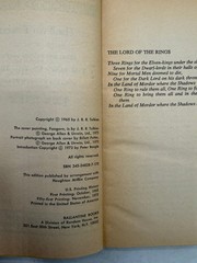 The Two Towers J.R.R. Tolkien 1973 51st Printing Paperback Fantasy Ballantine