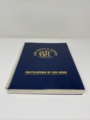 Vintage Encyclopedia Of Car Audio Alpine “GAIT” Blue Spiral PB 1991 Manual USA