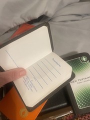 Gideon Bibles 4 pocket size Brown Orange ALL AKJ