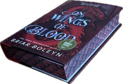SIGNED Briar Boleyn On Wings of Blood Deluxe Limited Edition HC Sprayed Edges