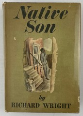 Native Son, Richard Wright, 1940, First Book Club Edition, HCDJ