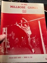 4 Wanamaker Millrose Athletic Games Madison Square Garden Programs 1951-1960