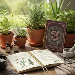 ANCIENT REMEDIES THE NATURAL HEALING HANDBOOK SPIRAL-BOUND GUIDE Notebook