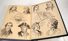 A Boy Sailor with John Paul Jones by H.C. Thomas Hardback with Dust Jacket 1946