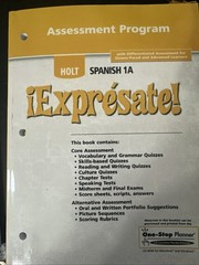 Holt Spanish 1A !Expresate! Assessment Program