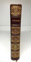 1874 Lesort Heures Dames Chrétiennes Gilt Morocco Leather Silk Binding