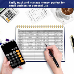 Accounting Ledger Book A5 Horizontal Ledger Books for Small Business Bookkeeping