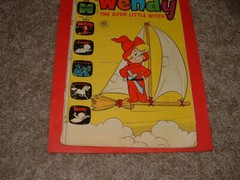 1973 Harvey 52 Pages Wendy Good Little Witch Broomstick Sail 72 Good Fast Ship
