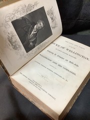4 Vols In 2 Large Leather c1853 Life And Times Of Duke Of Wellington By Williams