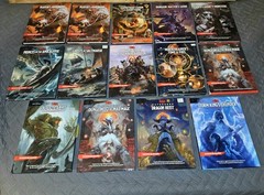 Dungeons & Dragons 5E Book Lot 13 Books PHB DMG Xanathar Volo Waterdeep
