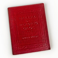 Little Leather Library (Luxart) Red Book- 1920’s Ballad of Reading Gaol – Wilde