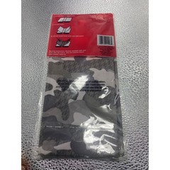 Jumbo Stretchable Book Cover Camo Grey Black White Fits Up To 10.5 x 11.5 In