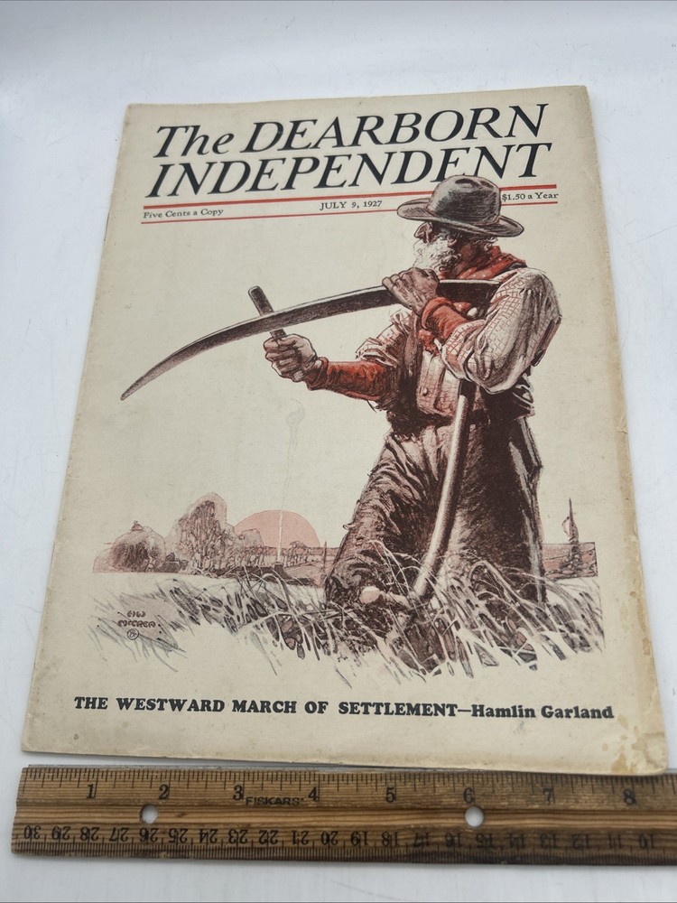 The Dearborn Independent – Henry Ford Magazine July 9th, 1927 Antique