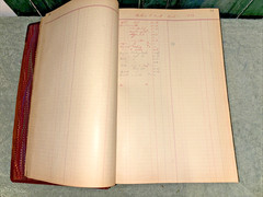 Huge Antique 1905 Ledger (Howard R. Rohn of Garfield, Berks Co. PA)