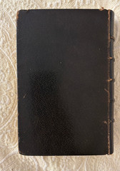 Auguste Petit 1884 leather binding of Nouveau Testament 1878 with gold doublures