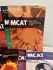 LOT SET Kaplan Publishing MCAT Complete 9 book Second Edition