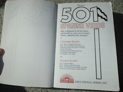 501 Spanish Verbs (5th Edition) by Christopher & Theodore Kendris (Ph.D.’s)