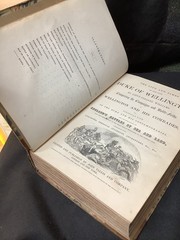 4 Vols In 2 Large Leather c1853 Life And Times Of Duke Of Wellington By Williams