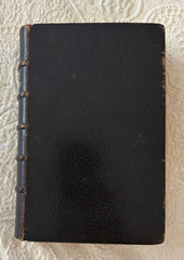 Auguste Petit 1884 leather binding of Nouveau Testament 1878 with gold doublures