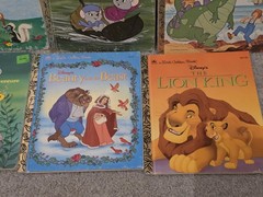 Lot 9 Disney Little Golden Books Lion King Mermaid Cinderella Pinocchio Bambi