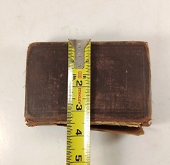 Antique 1887 Sunday School Manual Book Bible, Thomas Noonan & Co, 5.25″ X 3.5″