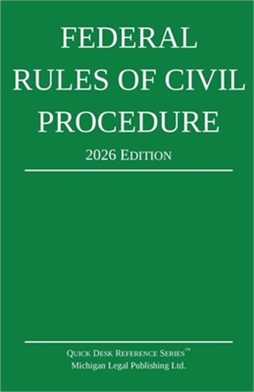 Federal Rules of Civil Procedure; 2026 Edition: With Statutory Supplement (Paper