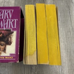 Mary Stewart THE GREAT ROMANTIC TRILOGY Merlin BOX SET Crystal Cave Hollow Hills