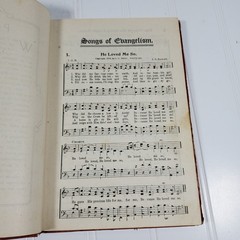 Songs of Evangelism 1911 HB Antique Hymnal Christie Standard Publishing Vintage