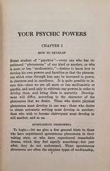 1949 Your Psychic Powers Hereward Carrington – Vintage Occult Book Ghosts Auras
