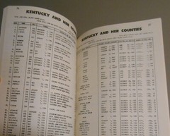 1965 AN HISTORICAL ATLAS OF KENTUCKY AND HER COUNTIES PAPERBACK 64 PAGES