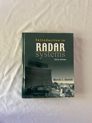 Introduction to Radar Systems by Merrill I. Skolnik (2002, Hardcover) 3d Edition