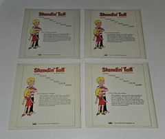 VTG 12 Standin Tall Paperback Book Audio Cassette Lot Complete Set Janeen Brady