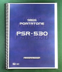 Yamaha PSR-530 Instruction Manual: 130 Pages & Protective Covers!