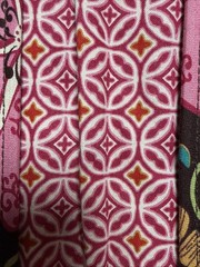 VERA BRADLEY Quilted Fabric Journal BOOK COVER 5.25”x7.75” Retired