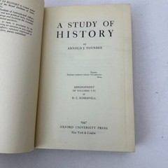A Study of History Arnold J. Toynbee HC 1947 Oxford University Press