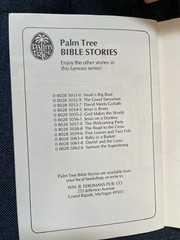 Palm Tree Bible Stories LOT RARE 1980s: Noah’s Big Boat and Daniel And The Lions
