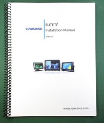 Lowrance Elite Ti2 Installation Manual: Full Color 56 Pages & Protective Covers!
