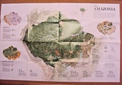 National Geographic Magazine November 2015 Map Amazonia Brazil Amazon Ecosystem