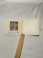 Vintage Lot Of 2 Lollipop Library Illustrated Mini Paper Books USA Made