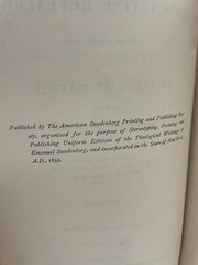 APOCALYPSE REVEALED by Emanuel Swedenborg 1883 Christian Occult Antique Book