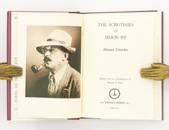 Aleister CROWLEY / Scrutinies of Simon Iff Edited with an Introduction 1st 1987